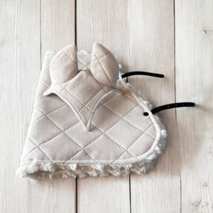 ZESTAW DLA KONIKA HH A3  DERKA/CZAPKA KOLOR ECRU