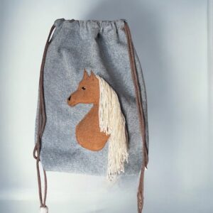 WOREK / POKROWIEWC DLA KONIKÓW HOBBY HORSE kolor niebiesko-szary