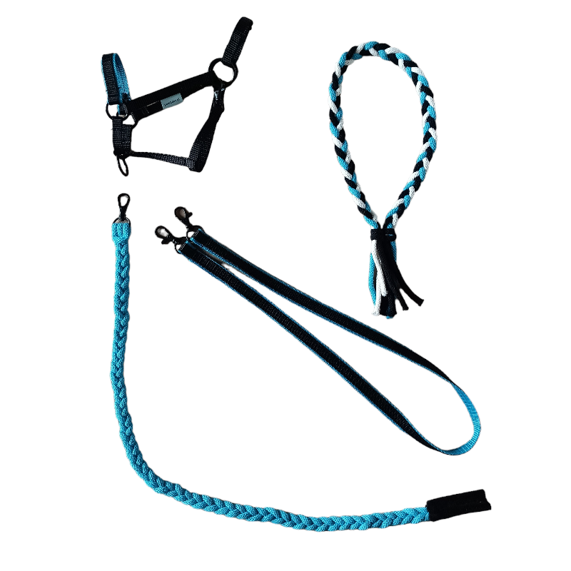 ZESTAW DLA KONIKA HH A3 NIEBIESKI